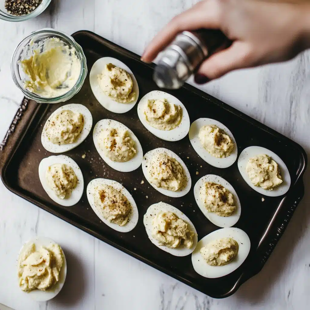 Deviled Eggs with Relish Recipe - Recipe Image