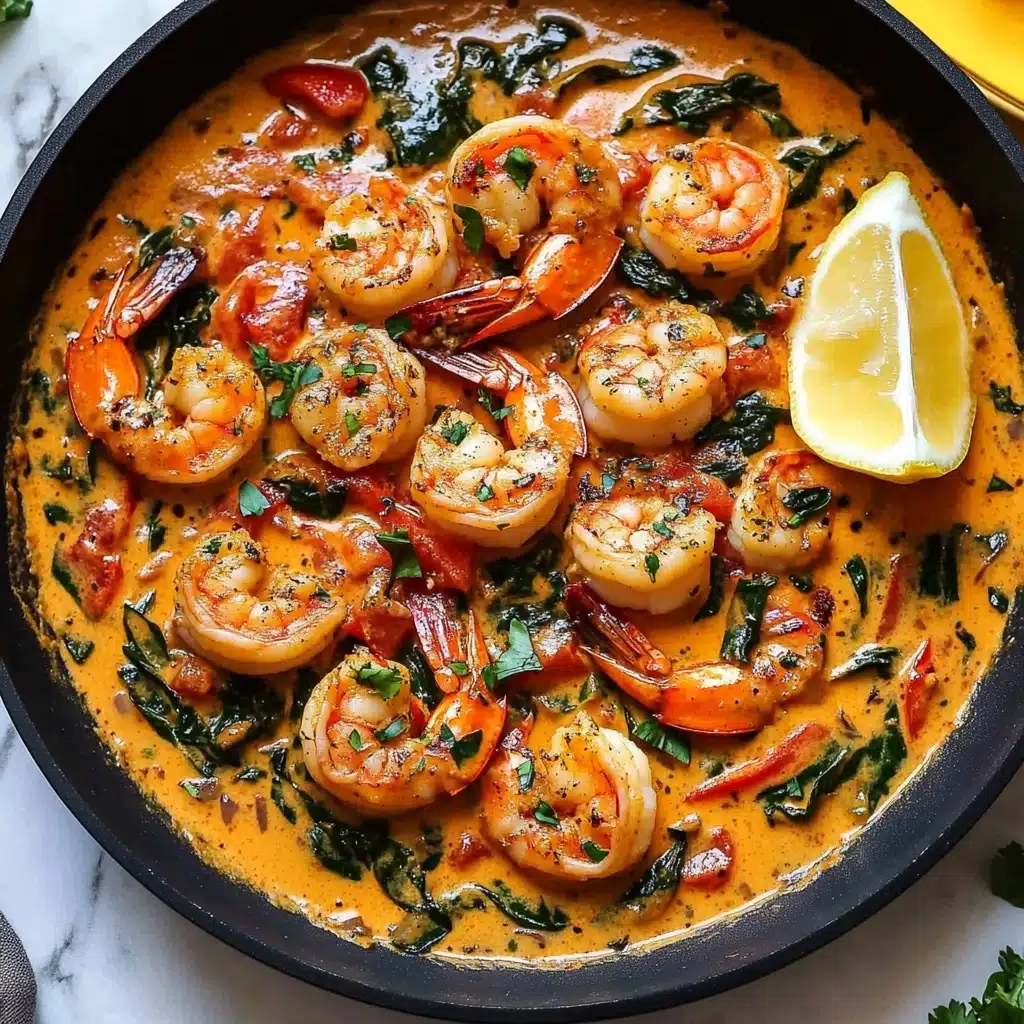 Creamy Garlic-Paprika Shrimp Skillet Recipe - Recipe Image