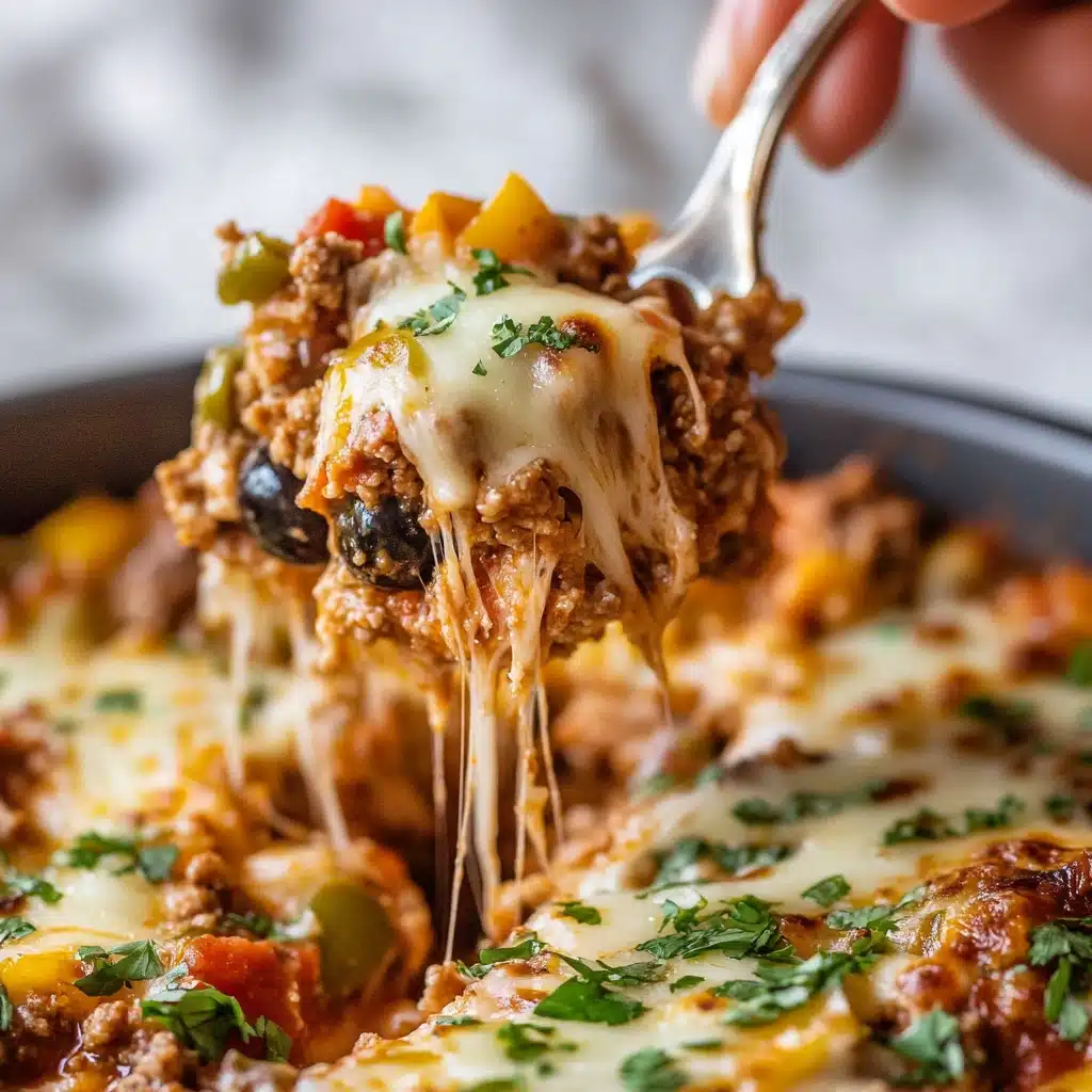Cheesy Beef Taco Skillet Recipe - Recipe Image