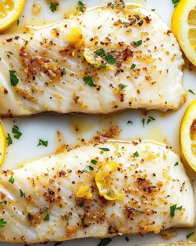 Garlic Butter Baked Tilapia Recipe