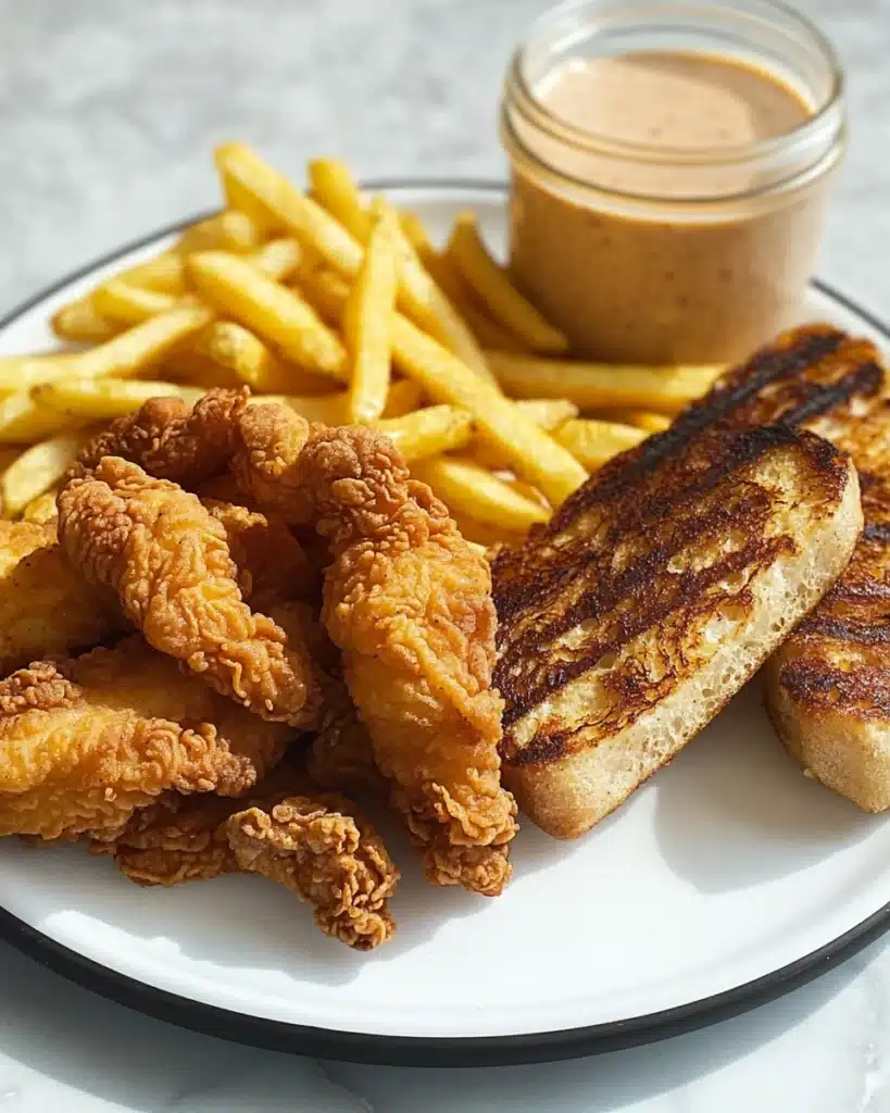Raising Cane's Fried Chicken with Texas Toast and Sauce Recipe