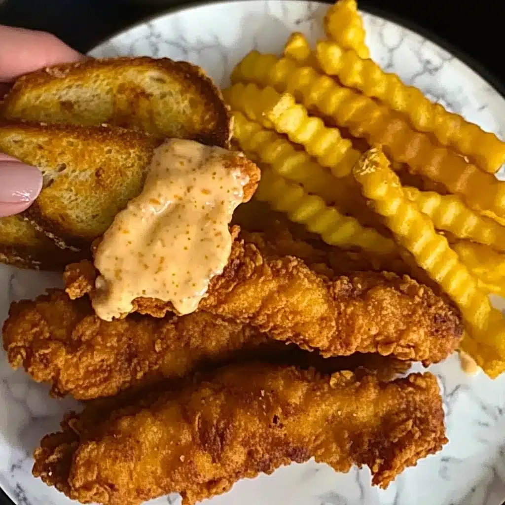 Raising Cane's Fried Chicken with Texas Toast and Sauce Recipe - Recipe Image