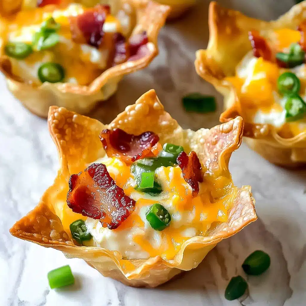 Jalapeno Popper Wonton Cups Recipe - Recipe Image