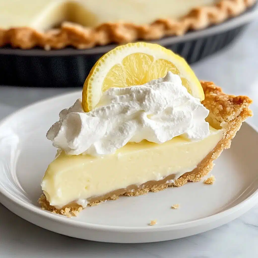 No-Bake Lemon Icebox Pie Recipe - Recipe Image