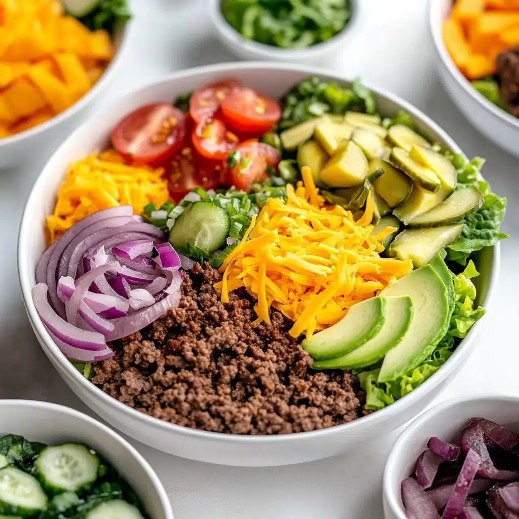 Loaded Burger Bowl Recipe - Recipe Image