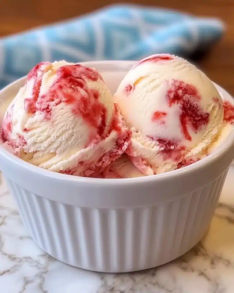 Strawberry Cheesecake Ice Cream Recipe
