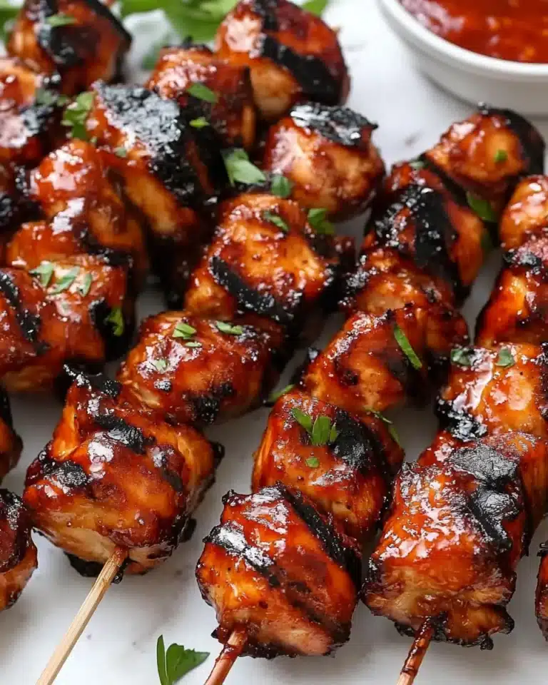 Firecracker Chicken Skewers Recipe