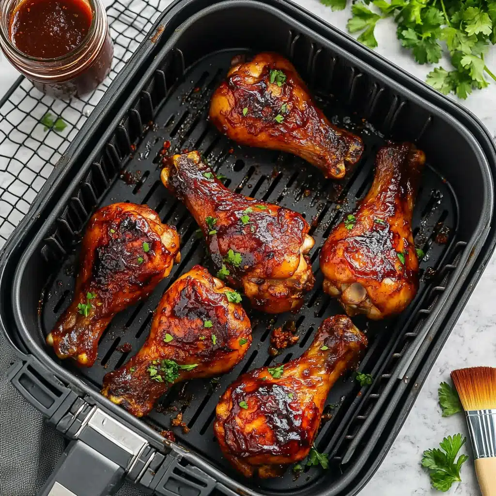 Air Fryer BBQ Chicken Drumsticks Recipe - Recipe Image
