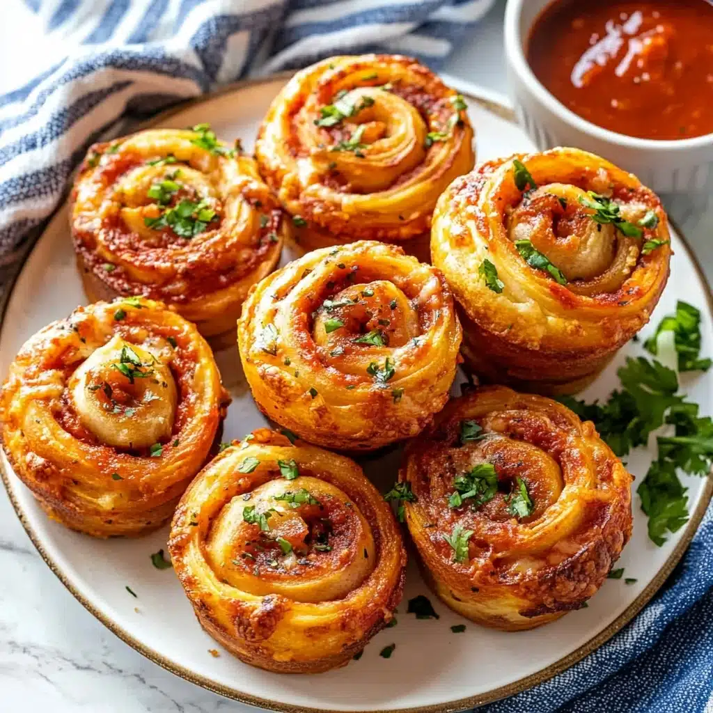 Pepperoni Pizza Pinwheels Recipe - Recipe Image