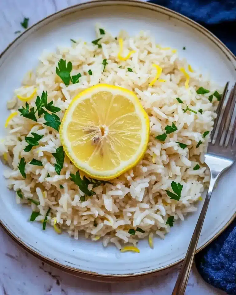 Greek Lemon Rice Recipe