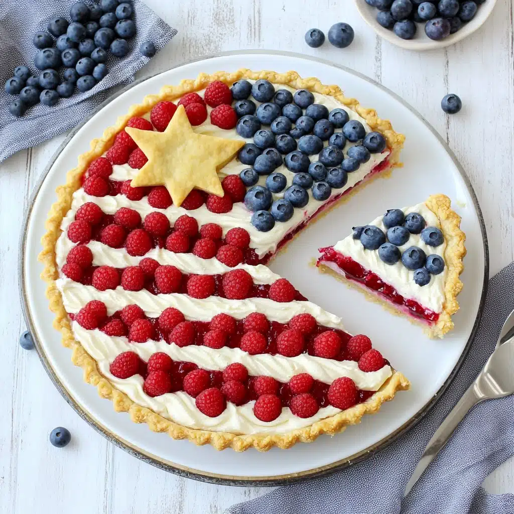 American Flag Fruit Pizza Recipe - Recipe Image