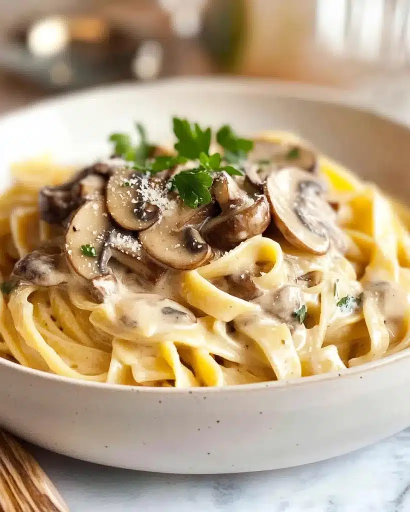 Creamy Mushroom Pasta Recipe