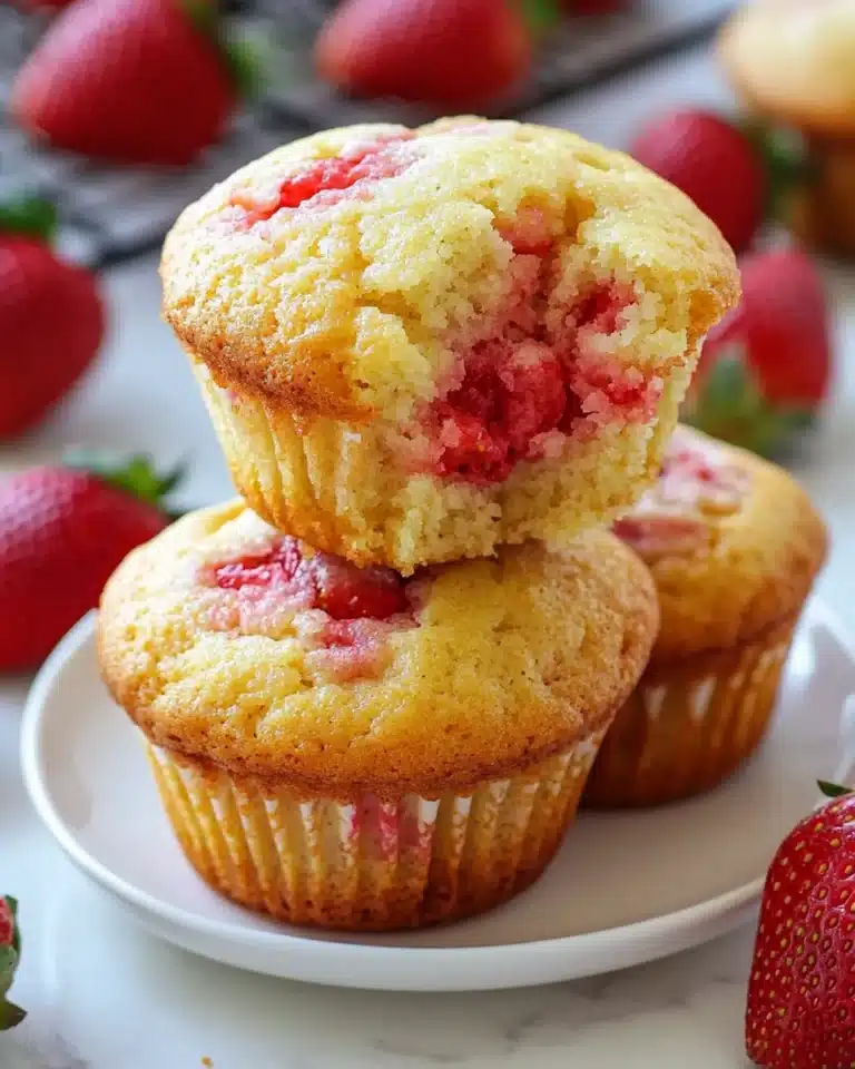 Strawberry Lemon Muffins Recipe