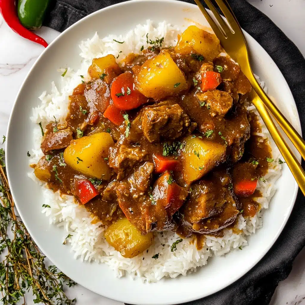 Authentic Jamaican Curry Chicken Recipe - Recipe Image