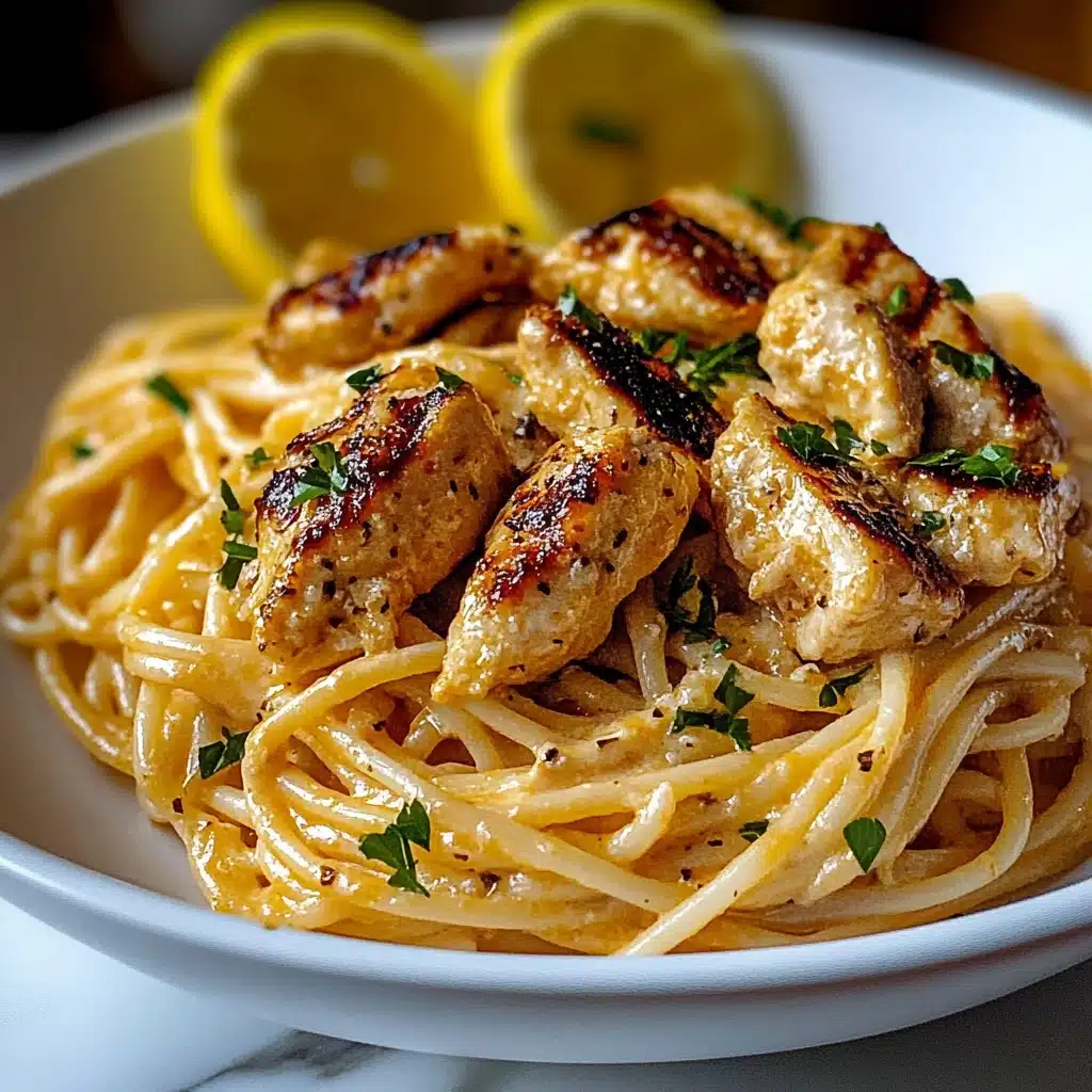 Creamy Chicken Linguine Recipe - Recipe Image