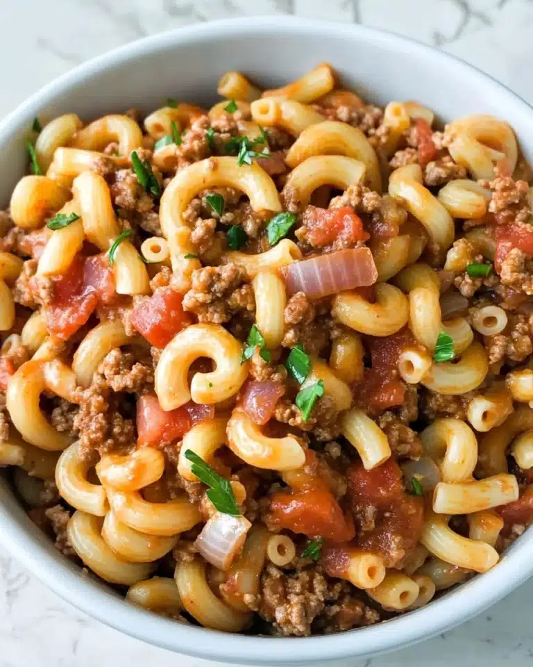 Hamburger and Macaroni Recipe