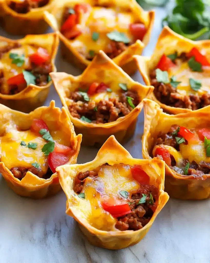 Crunchy Taco Cups Recipe