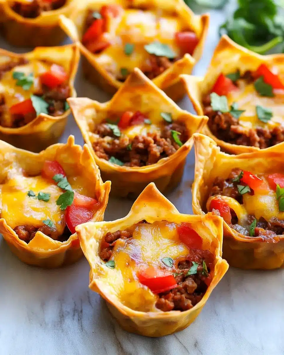 Crunchy Taco Cups Recipe