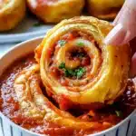 Pepperoni Pizza Pinwheels Recipe