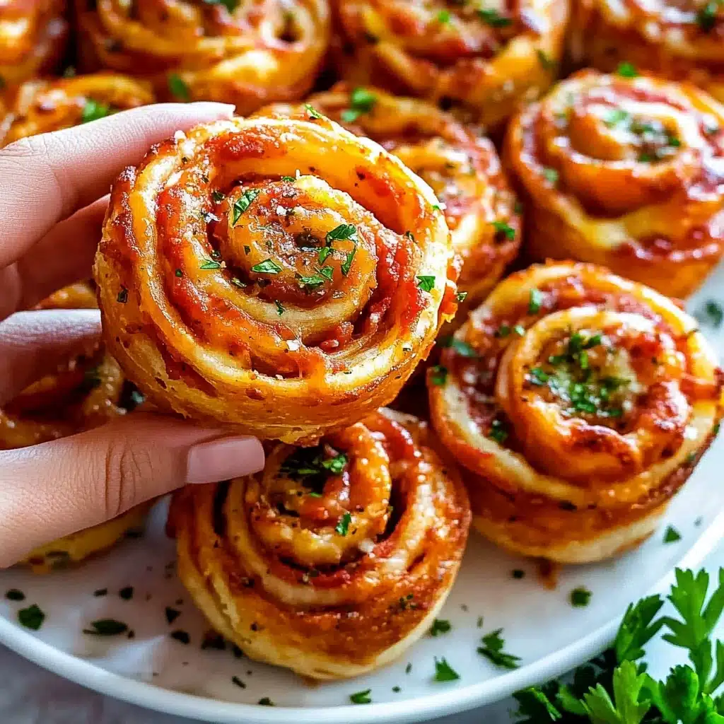 Pepperoni Pizza Pinwheels Recipe - Recipe Image
