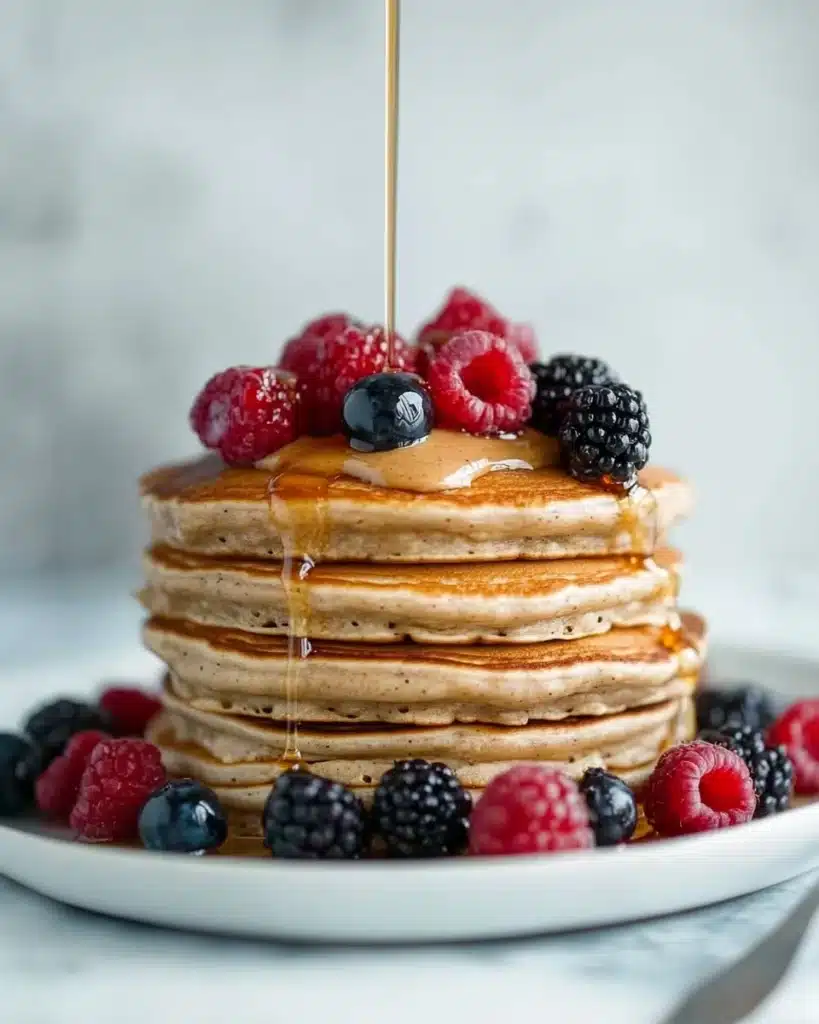Cottage Cheese Banana Oatmeal Protein Pancakes Recipe