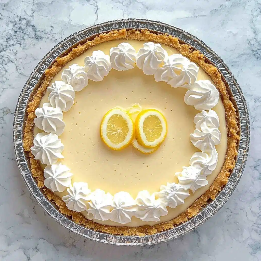 No-Bake Lemon Icebox Pie Recipe - Recipe Image