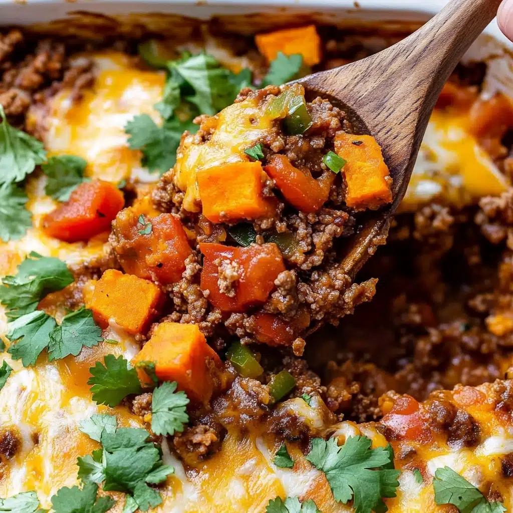 Southwest Ground Beef and Sweet Potato Skillet Recipe - Recipe Image