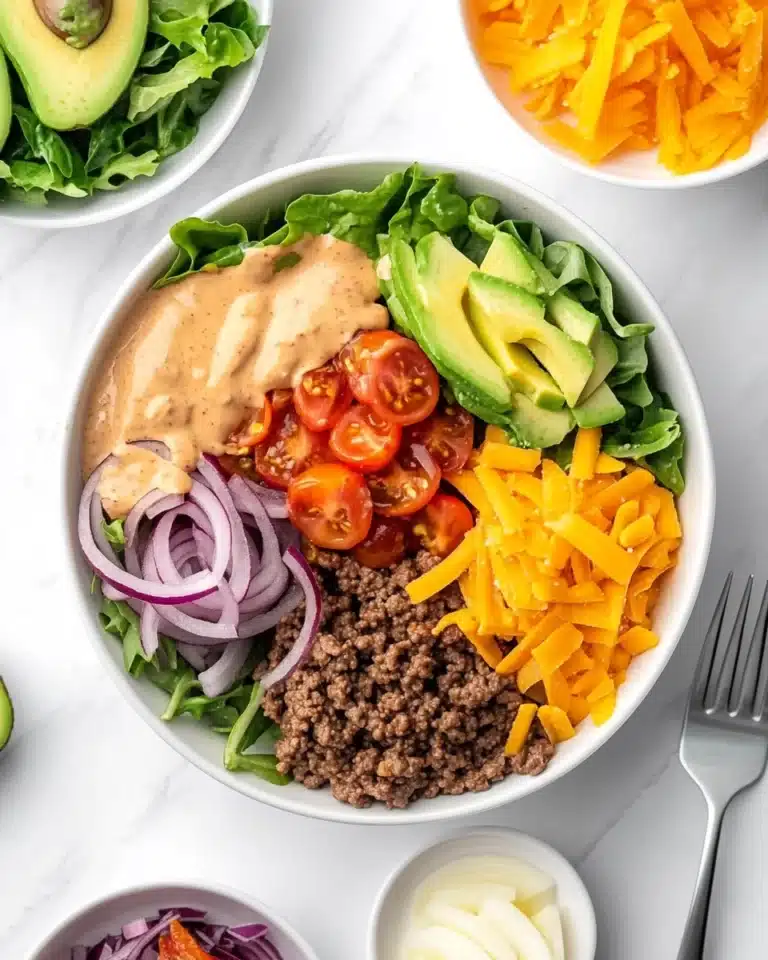 Loaded Burger Bowl Recipe