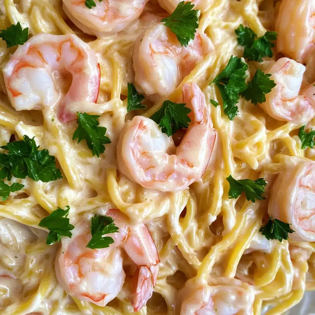 Creamy Garlic Shrimp Pasta Recipe - Recipe Image