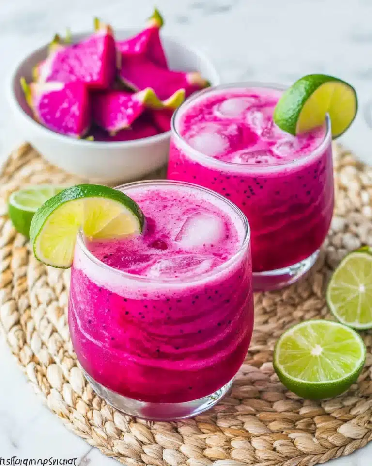 Dragon Fruit Juice Recipe