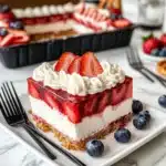 BEST Strawberry Pretzel Jello Salad Recipe