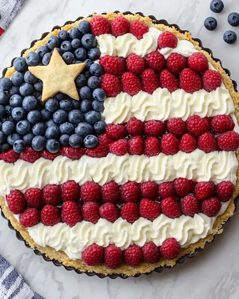 American Flag Fruit Pizza Recipe