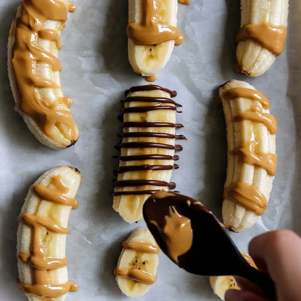 Healthy Frozen Snickers Bananas Recipe - Recipe Image