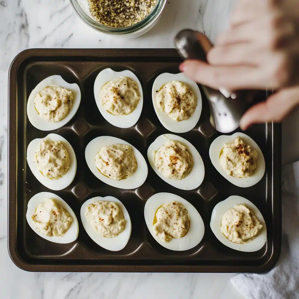 Deviled Eggs with Relish Recipe - Recipe Image