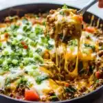 Cheesy Beef Taco Skillet Recipe