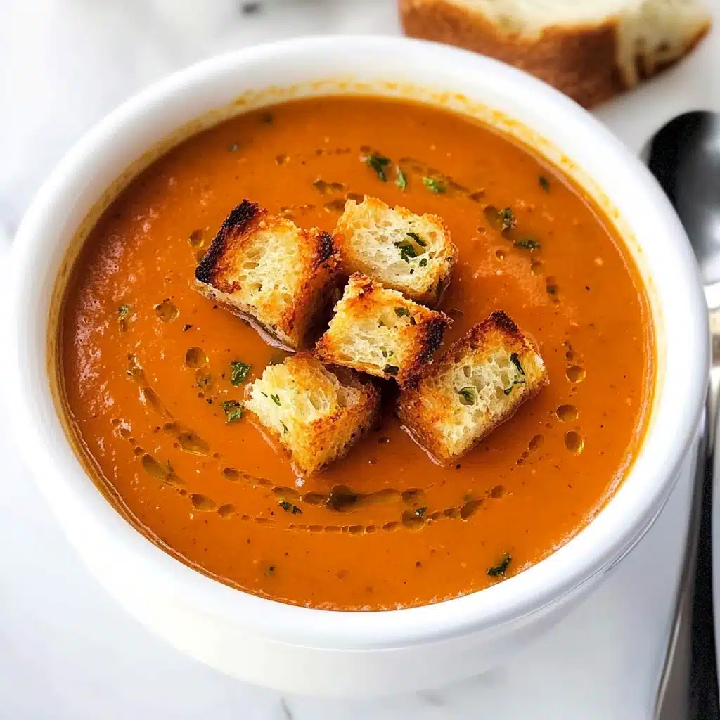 Roasted Tomato Basil Soup Recipe - Recipe Image