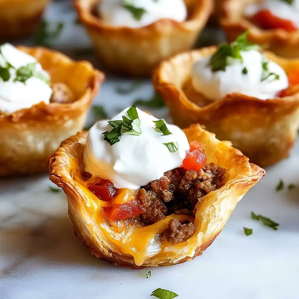 Crunchy Taco Cups Recipe - Recipe Image