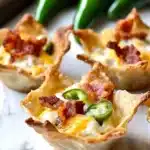 Jalapeno Popper Wonton Cups Recipe