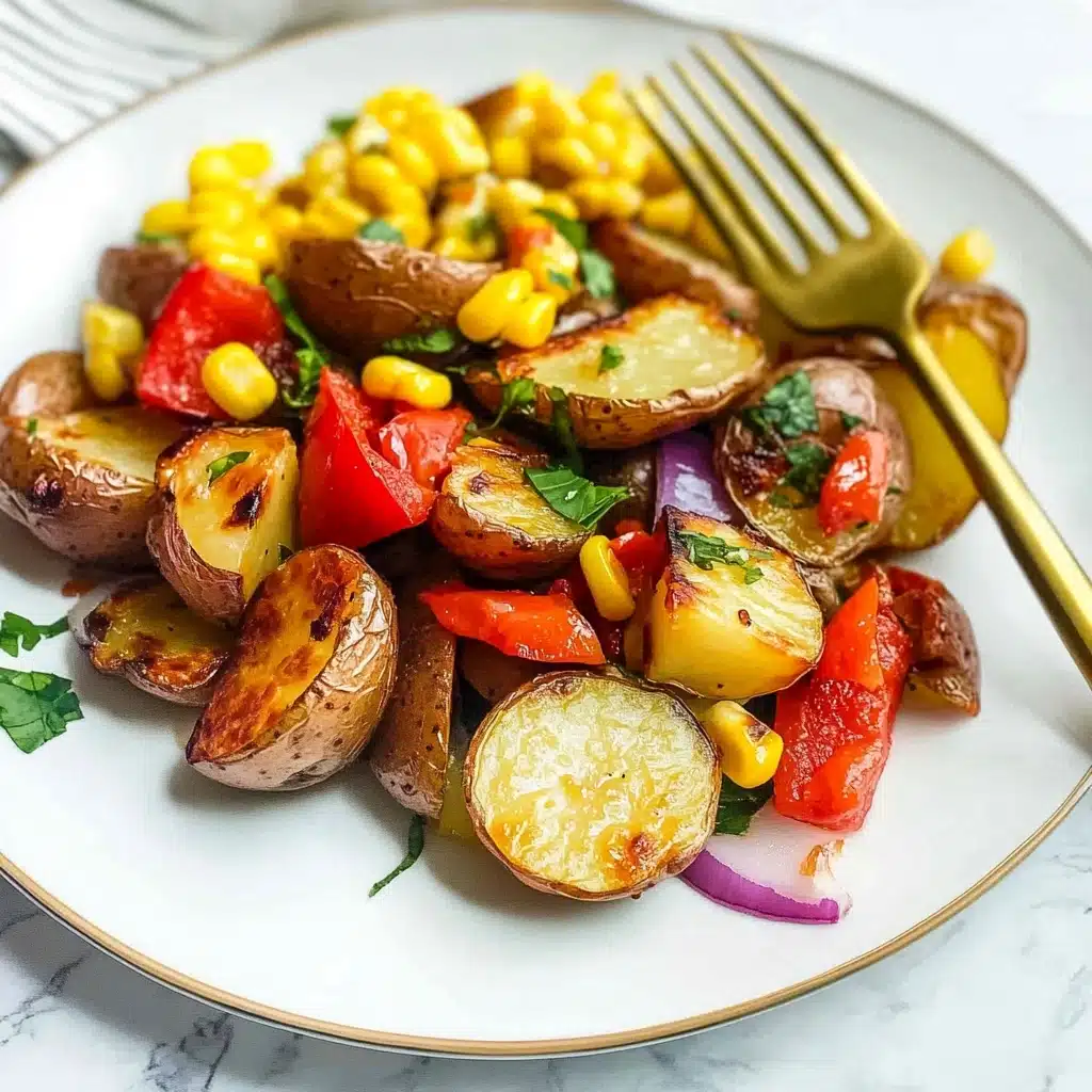 Roasted Corn and Potato Salad Recipe - Recipe Image