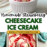 Strawberry Cheesecake Ice Cream Recipe