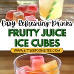 Juice Ice Cubes Recipe