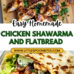 Chicken Shawarma with Easy Flatbread Recipe