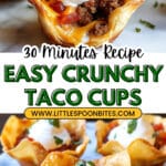 Crunchy Taco Cups Recipe