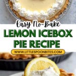 No-Bake Lemon Icebox Pie Recipe