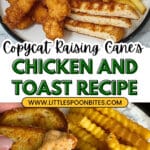 Raising Cane's Fried Chicken with Texas Toast and Sauce Recipe