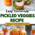 Quick Pickled Vegetables Recipe