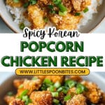High Protein Korean Popcorn Chicken Recipe