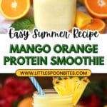 Mango Orange Protein Smoothie Recipe