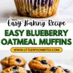 Blueberry Oatmeal Muffins Recipe