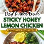 Sticky Honey Lemon Chicken Recipe